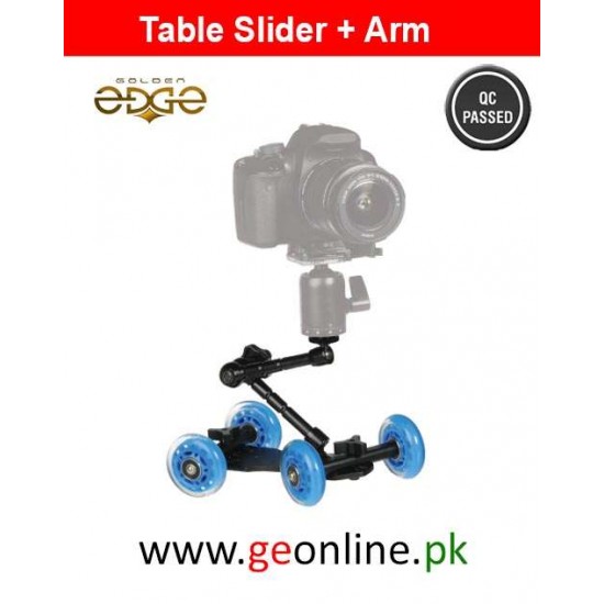 DSLR Table Trolly Slider + Magic Arm 