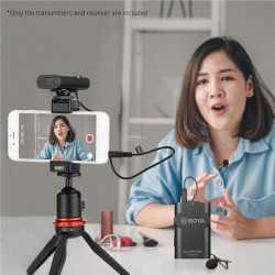 Mic BOYA BY-WM4 Pro K1 Universal Lavalier Wireless Microphone Mic Smartphone iPad Tablet DSLR Mic BOYA BY-WM4 Pro K1 Universal Lavalier Wireless Microphone Mic Smartphone iPad Tablet DSLR