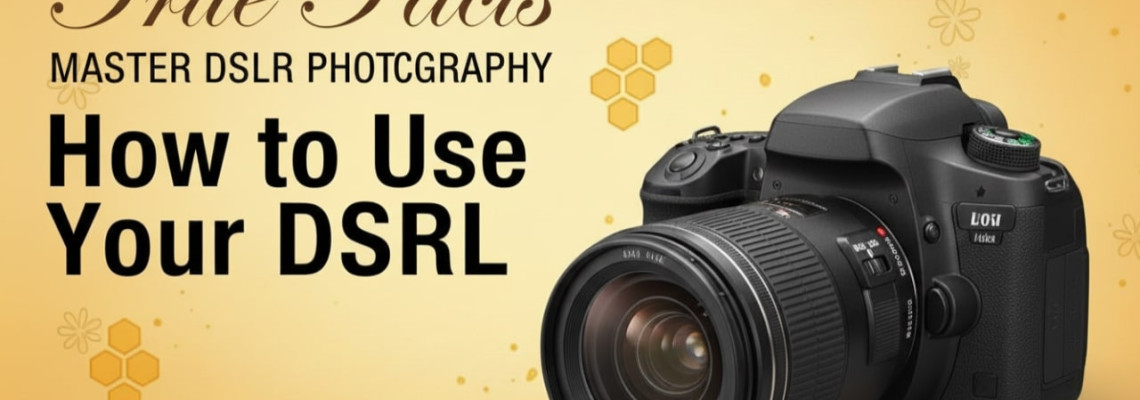 How to Use a DSLR Camera — The Complete Beginner Guide (2025 Edition) How to Use a DSLR Camera — The Complete Beginner Guide (2025 Edition)